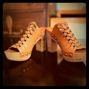 Michael Kors peep toe clogg-ish High heels